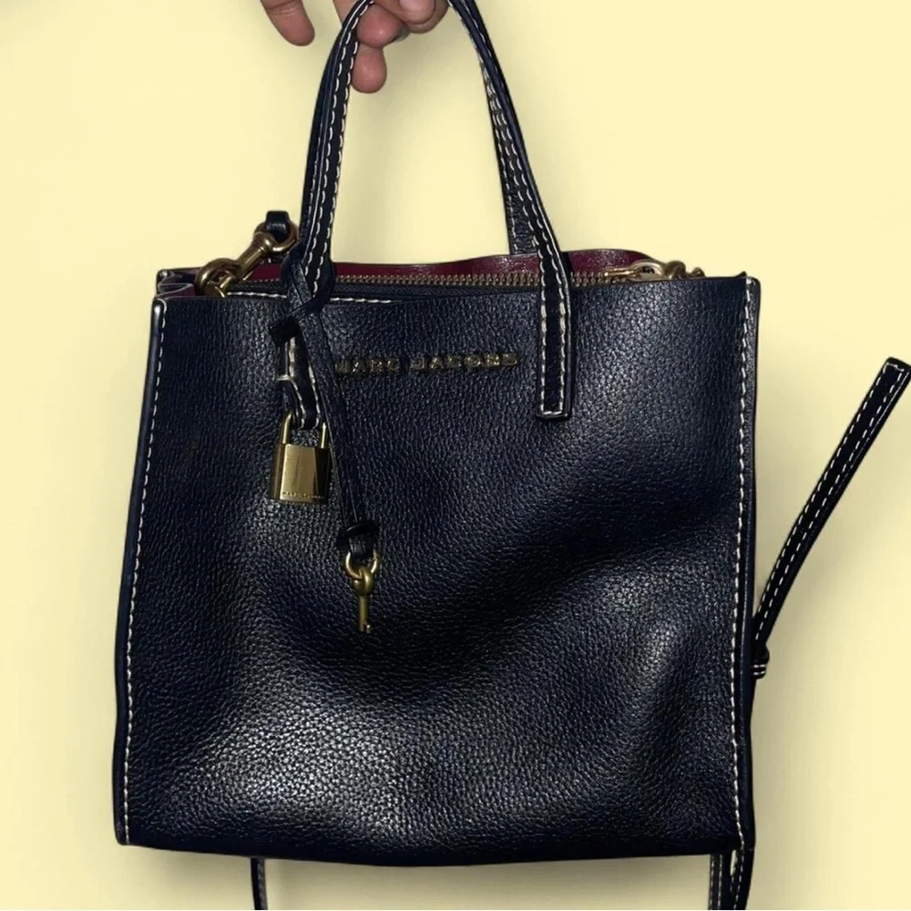 Marc Jacobs Black Leather Tote Bag - Picture 7 of 7
